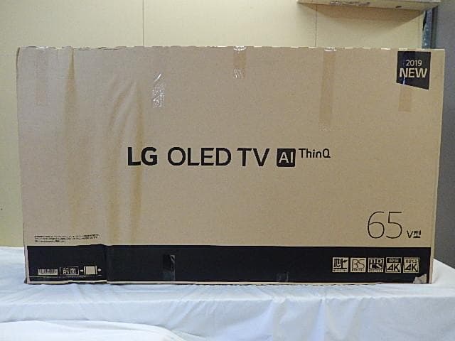 LG 有機ELテレビ 4K OLED 65B9PJA 19年製 引取限定 未使用
