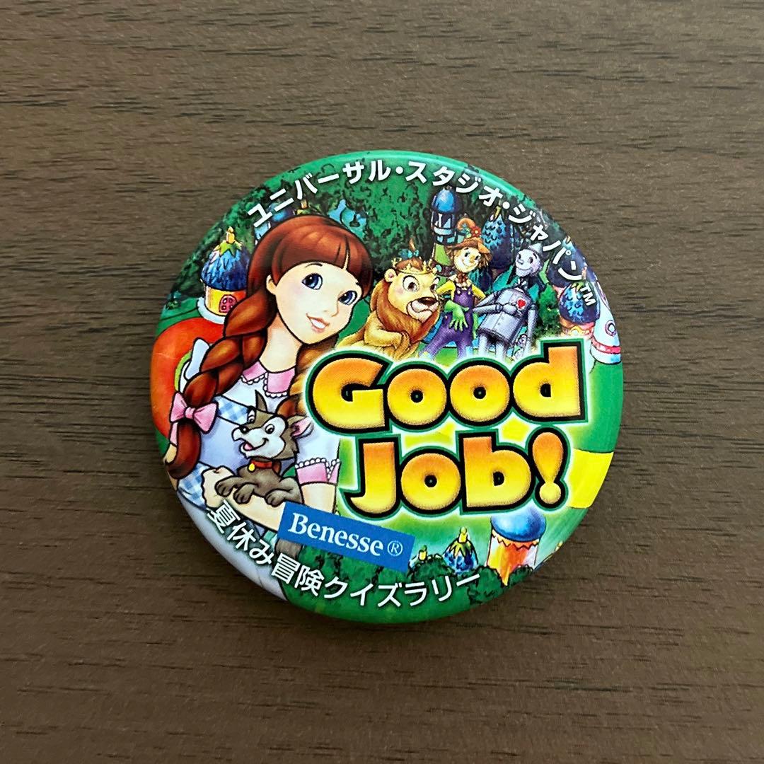 USJ ユニバ シール 缶バッジ オズの魔法使い 期間限定 非売品 当時物