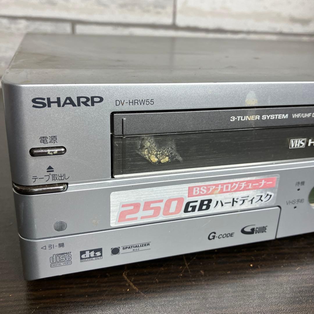 SHARP ビデオ一体型DVDレコーダー DV-HRW55 - メルカリ