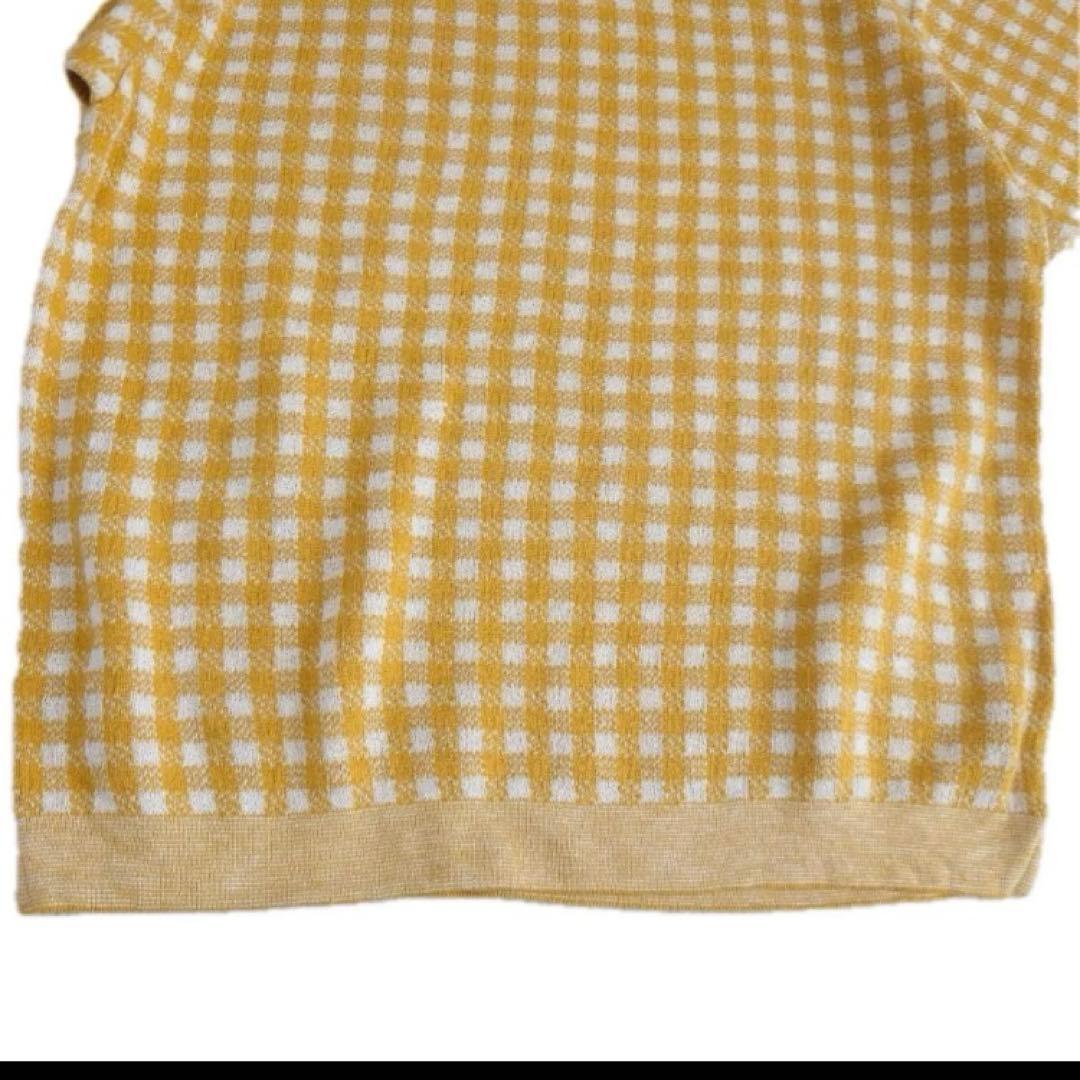 45R ギンガムジャカードの908ヨックネック 45rpm - メルカリ