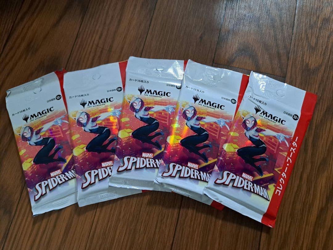 mtg 日本語　スパイダーマン　コレクターブースター　5パック ウィザーズ・オブ・ザ・コースト マジック：ザ・ギャザリング