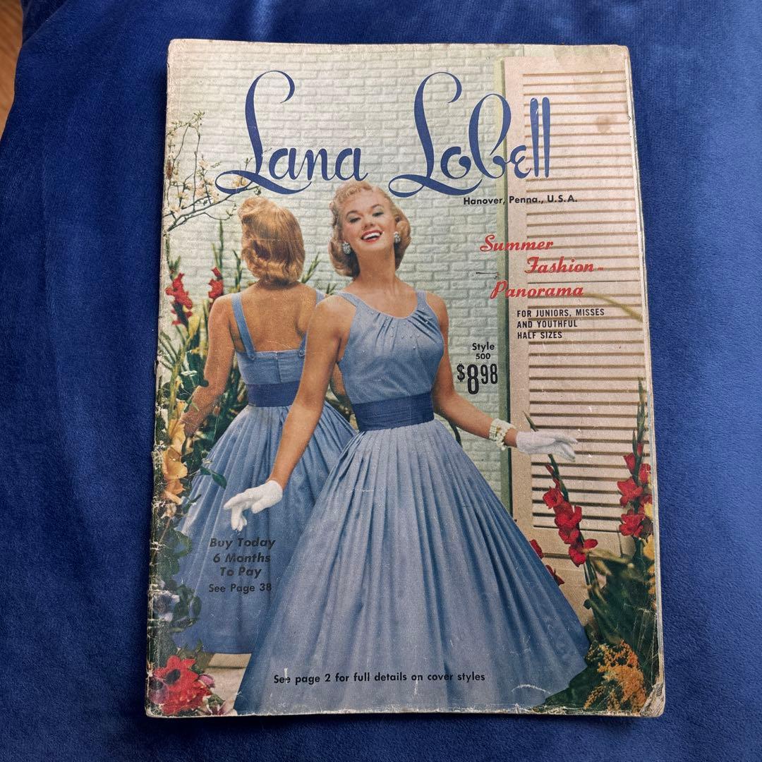 貴重本】1950年代ファッション誌 Lana Lovell 1957年夏号 - メルカリ