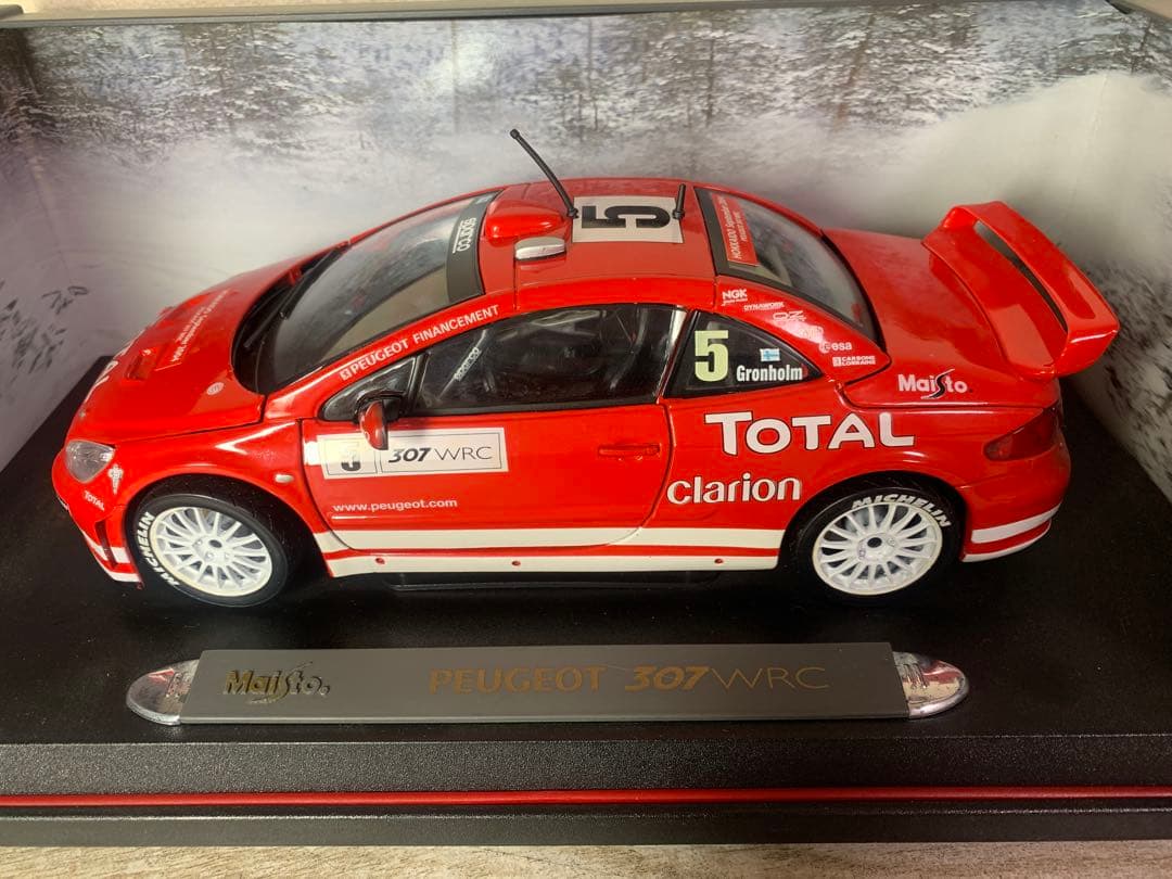 Maisto Peugeot 307 WRC ミニカー 1/18 - メルカリ