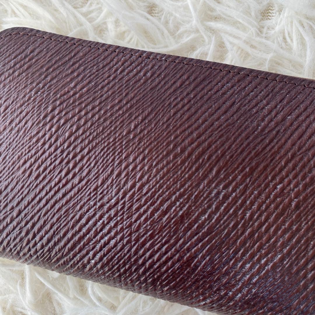 未使用 希少 ロシアンカーフ 新進工房 シンシン 長財布 茶 バタール