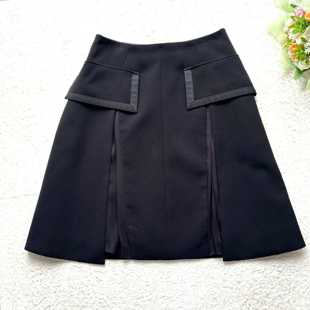 美品✨FOXEYフォクシー スカート40 プリーツ - メルカリ