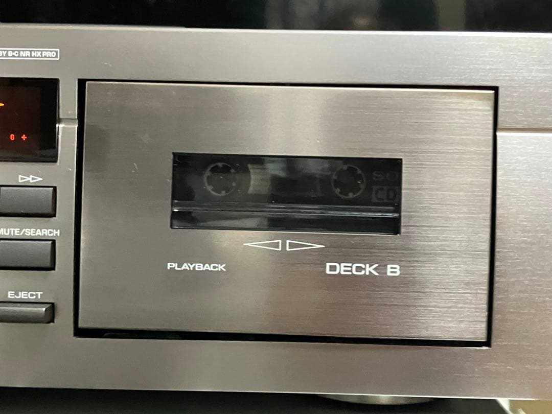 【動作品】Yamaha KX-W392 カセットデッキ／カセットテープ付き