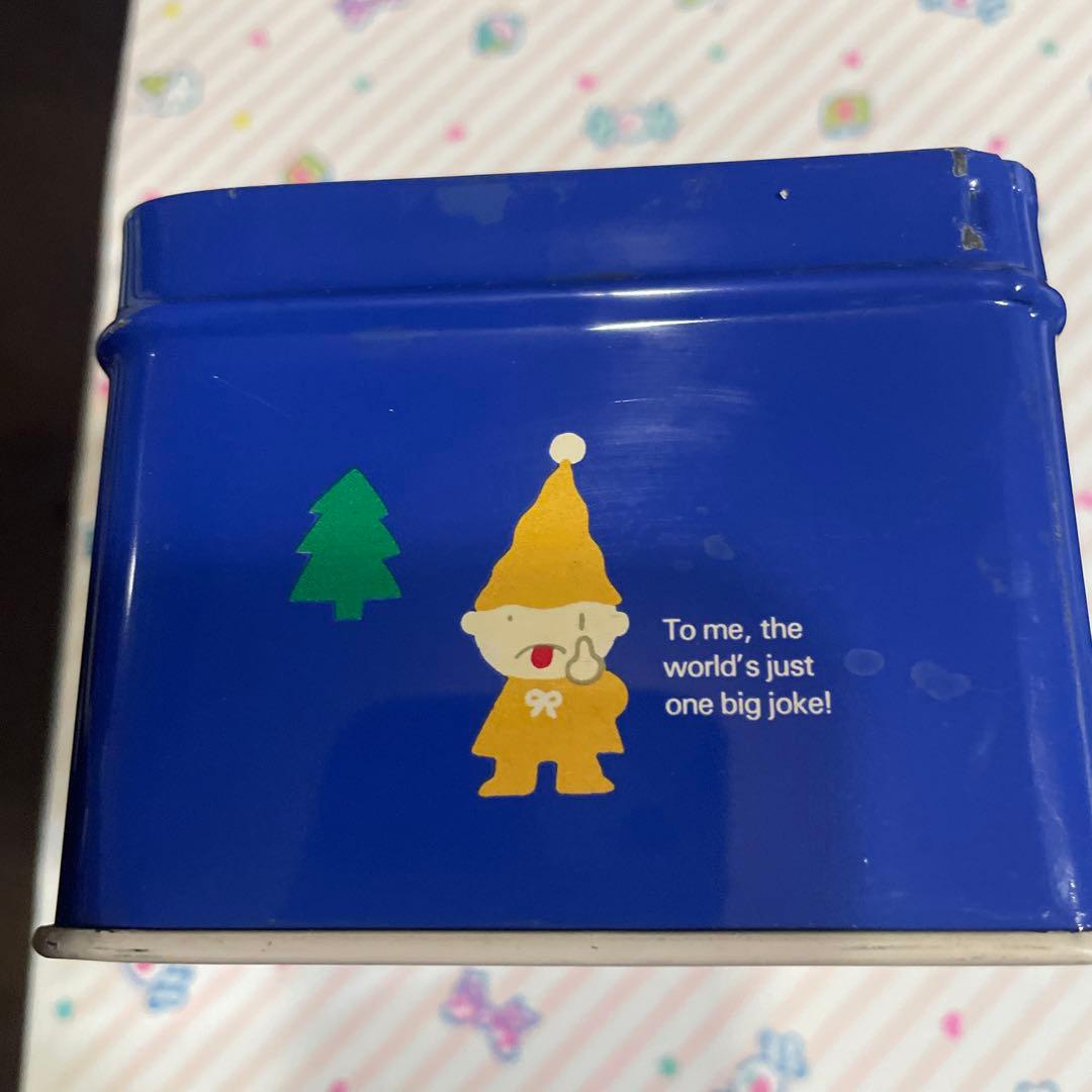 昭和サンリオ セブンシリードワーフ 缶小物入れ。 - メルカリ