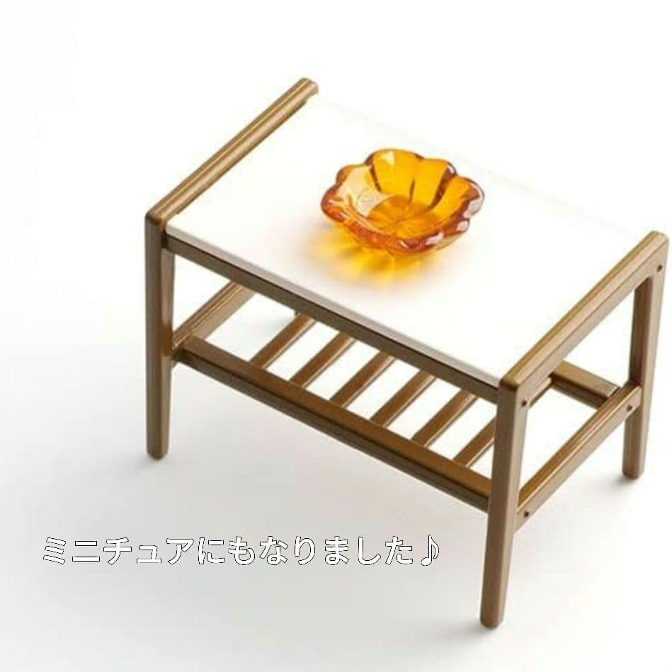 オールドカリモク コーヒーテーブル サイドテーブル 白天板 木製