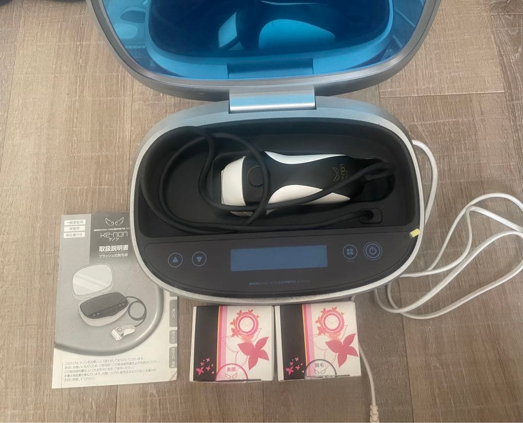 KE-NON ケノン 脱毛器 バージョン7.2 NIPL-2080 取扱説明書有 説明書 ケノン NIPL-2080 光脱毛器の