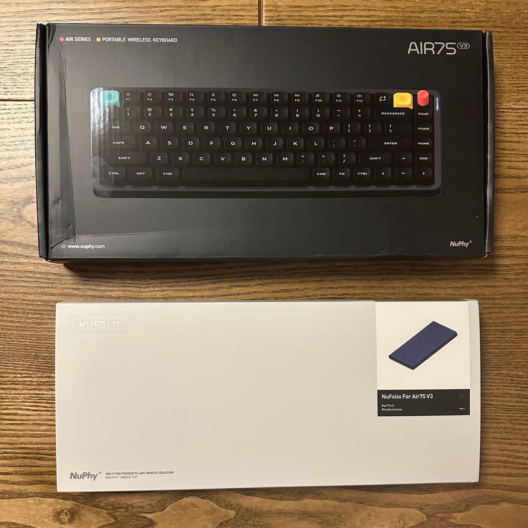 【ほぼ未使用】NuPhy Air75 V3 + 専用ケース