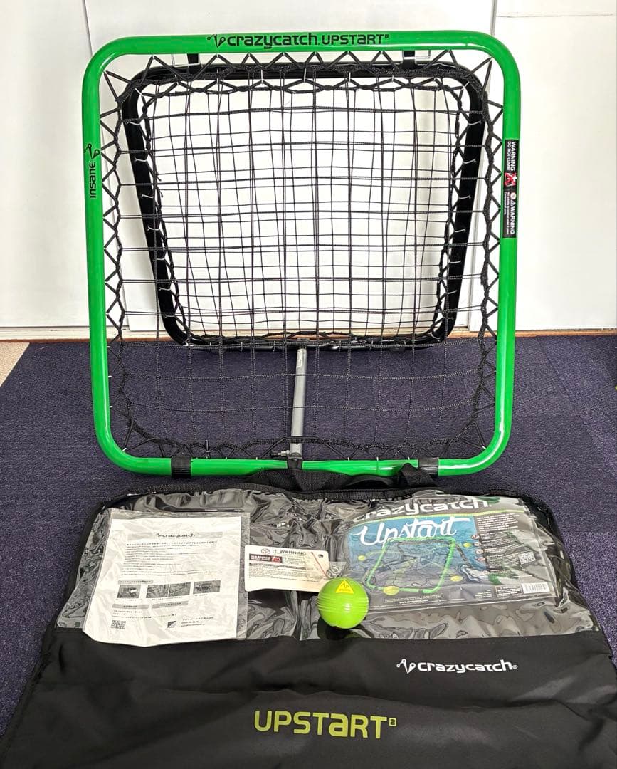 クレイジーキャッチ upstart トレーニングネット　サッカー練習　リバウンド リバウンドネット サッカー 野球 リバウンダー ラダー トレーニング