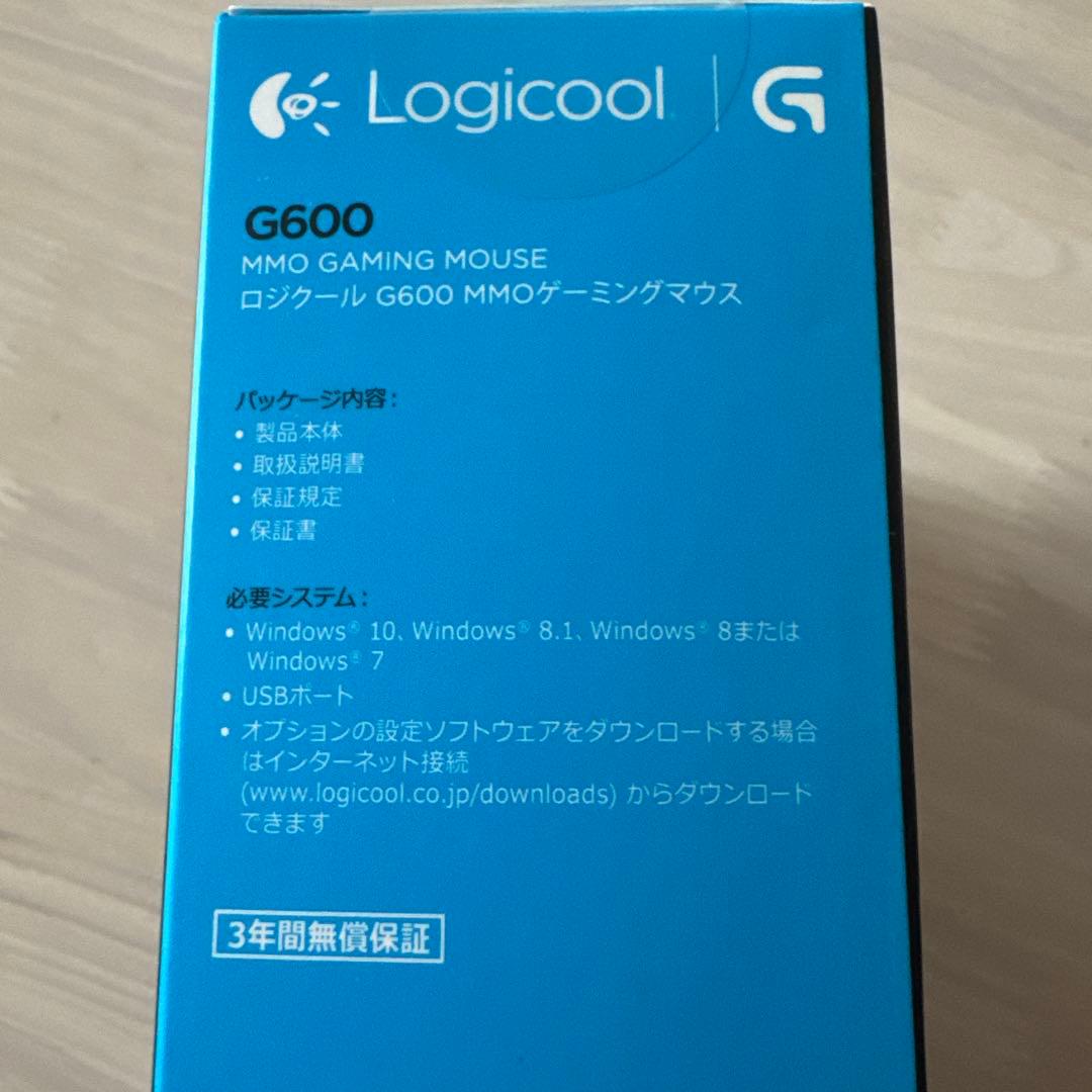 Logicool G600t MMOゲーミングマウス 新品　未開封 ロジクール