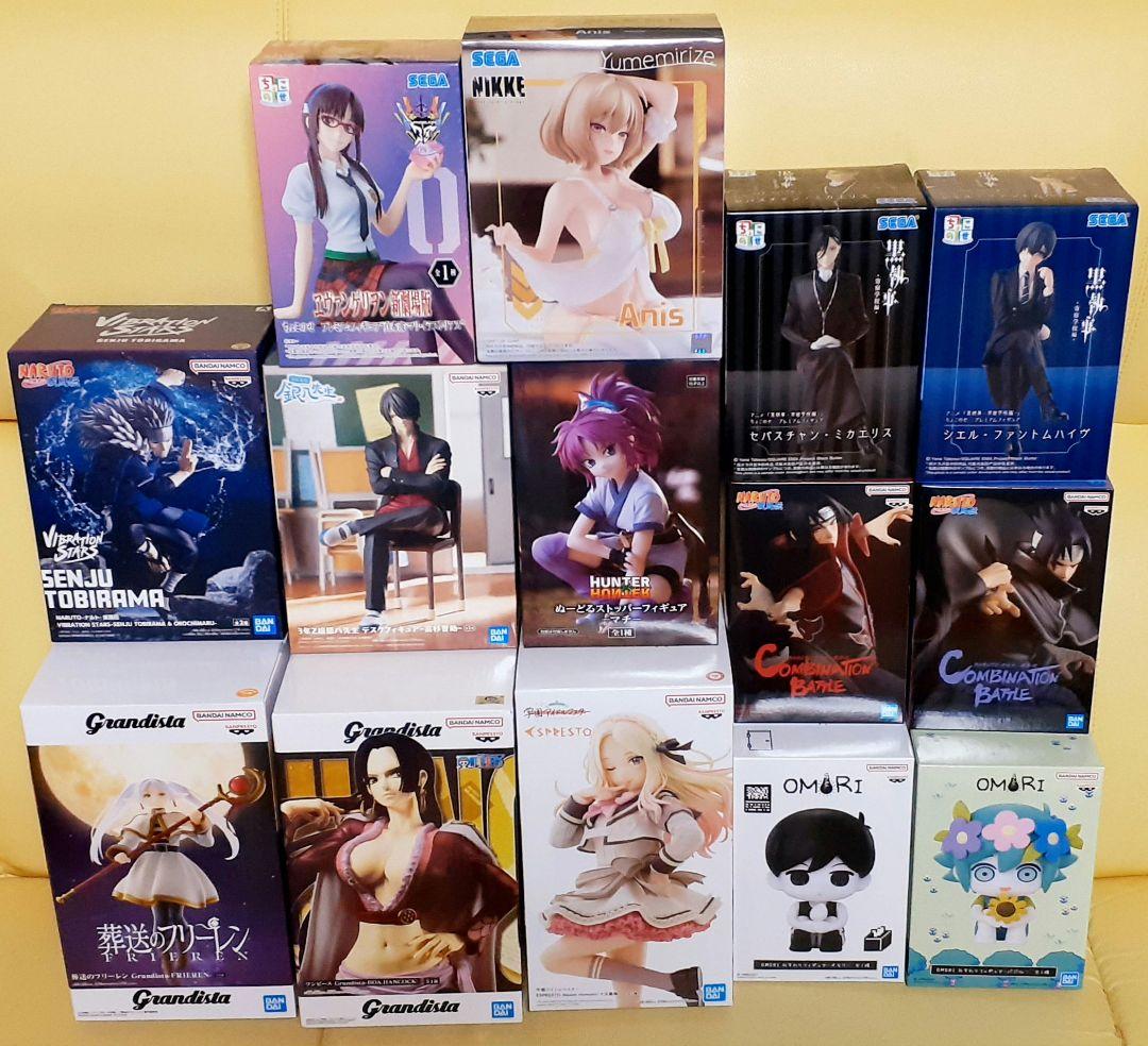 14体セット エヴァンゲリオン 黒執事 他 プライズ フィギュア まとめ
