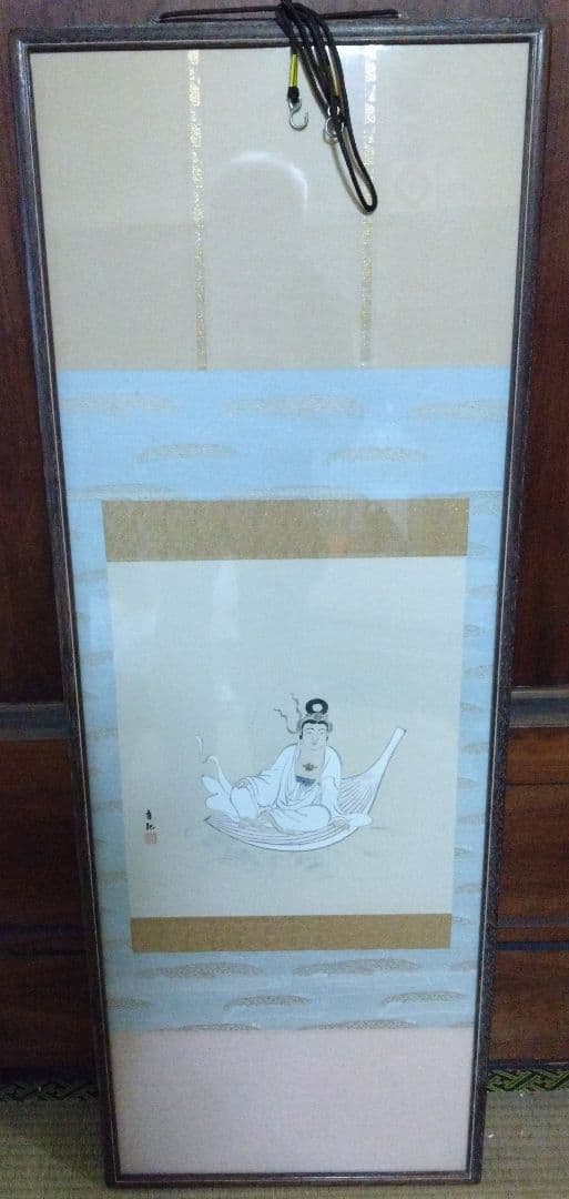 岡田茂吉 世界救世教 蓮華観音/眺瀧観音/業平観音/青松・紅梅図 4点