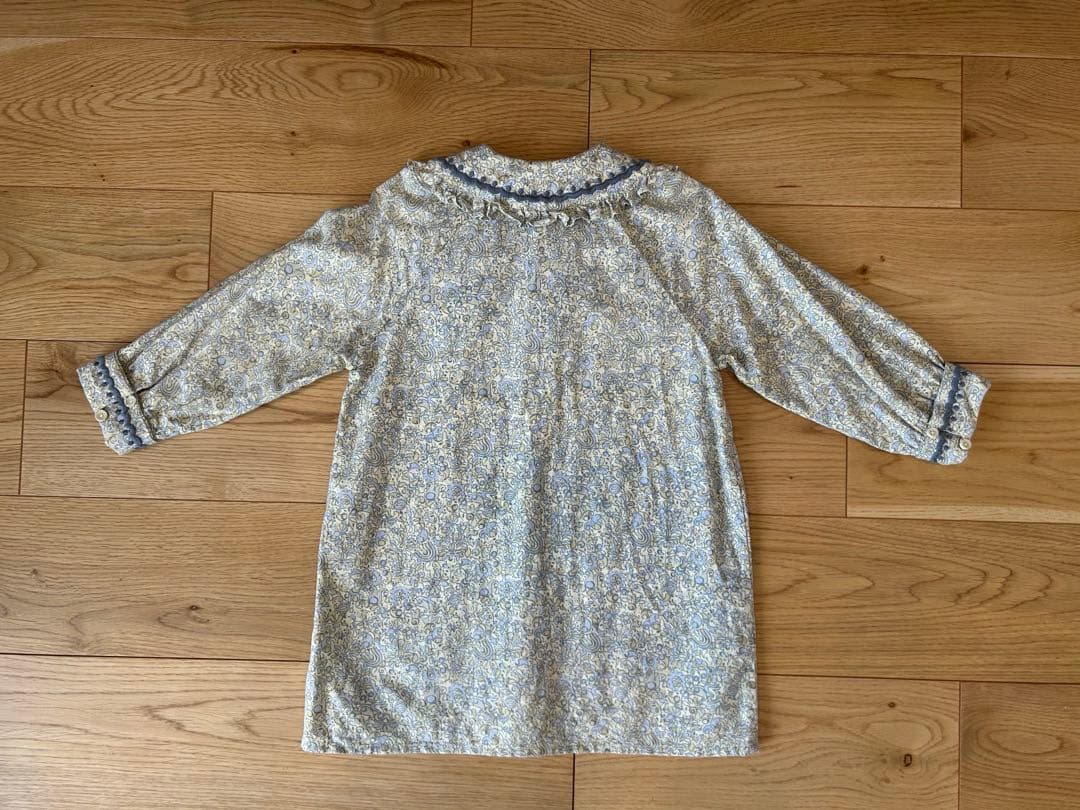 Apolina花柄ワンピース 5-7y