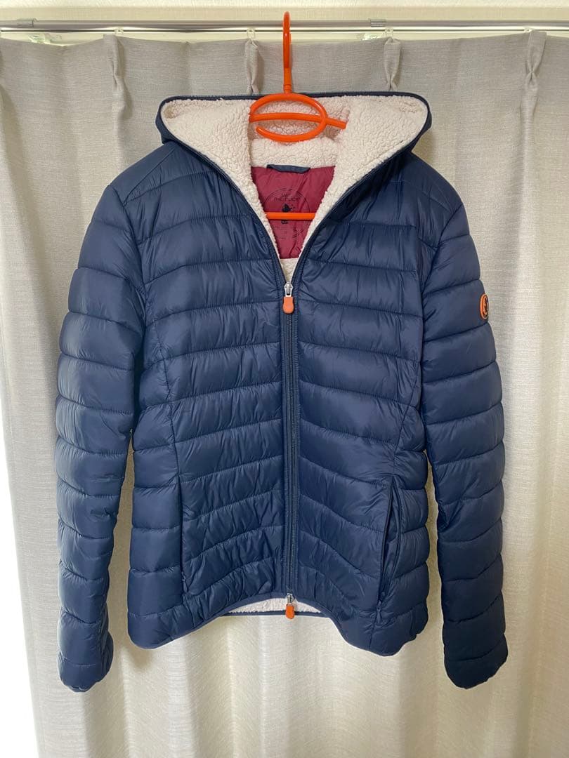 【※テレサ※】SAVE THE DUCK ダウン ネイビー サイズ3 セイブザダック SAVE THE DUCK ダウンジャケット コート マチルダ