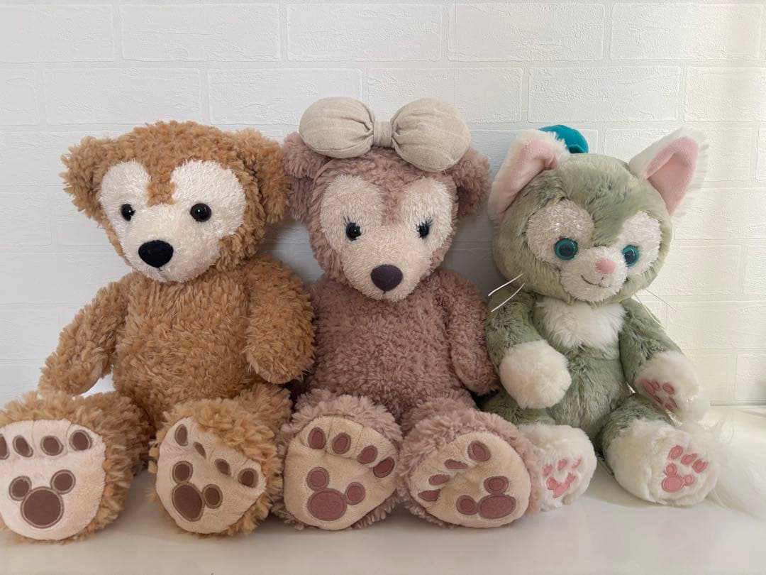 ディズニー ダッフィー シェリーメイ ジェラトーニ ぬいぐるみ 3体