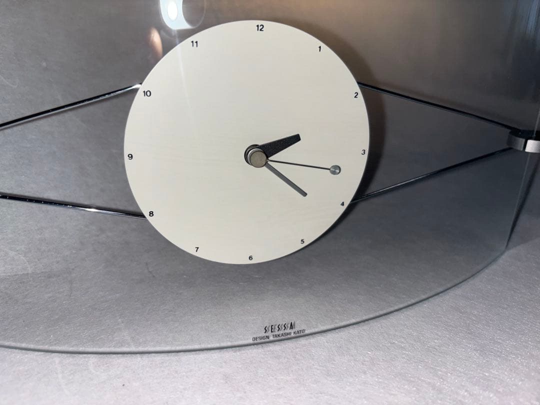 ヴィンテージ 加藤孝志 SESSA ポストモダン デザイン デスククロック