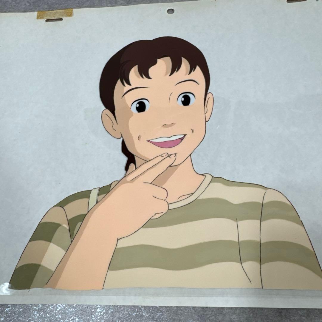 希少 おもひでぽろぽろ 岡島タエ子 セル画 A29 スタジオジブリ - メルカリ