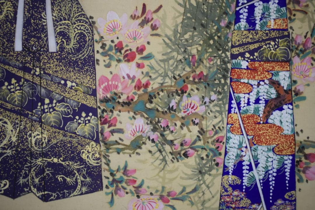 不詳/作者不詳/立雛図/布袋屋掛軸HF-184の通販はau PAY マーケット