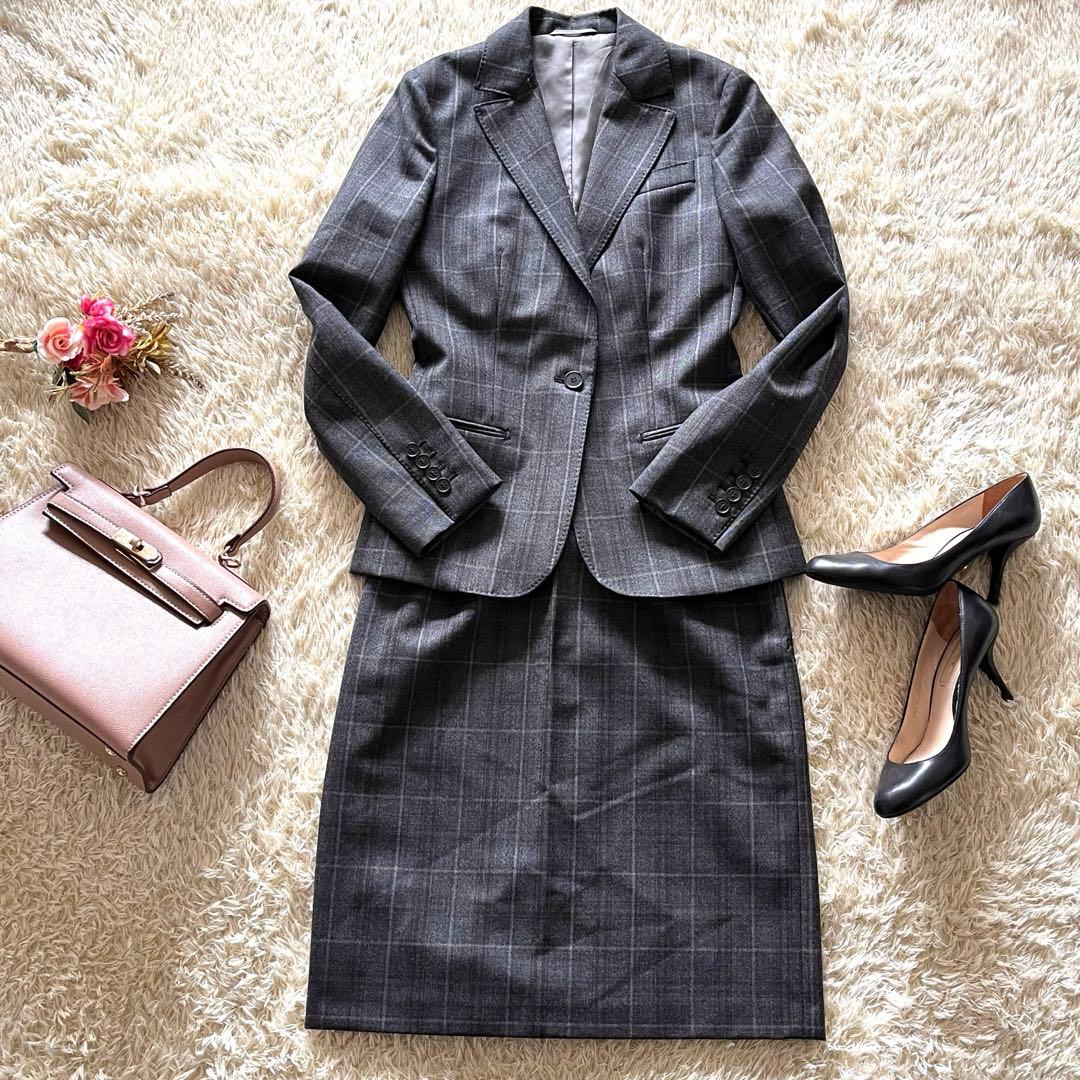 極美品】高級 ALPE SOLIVO レディーススーツ 3点セット イタリア