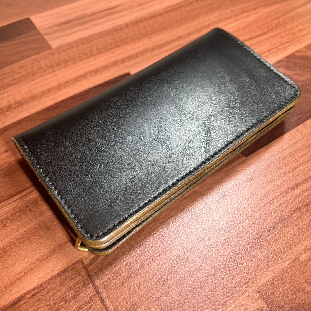 トラッカーウォレット ロング】 3層 ホースバット ゴールド チェーン