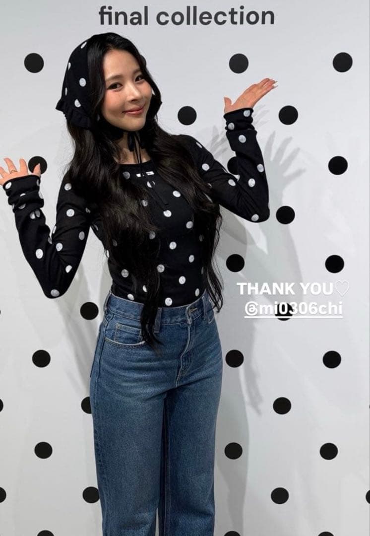 SLY スライ ミチ MICHIXSLY DOTS KNIT トップス - メルカリ