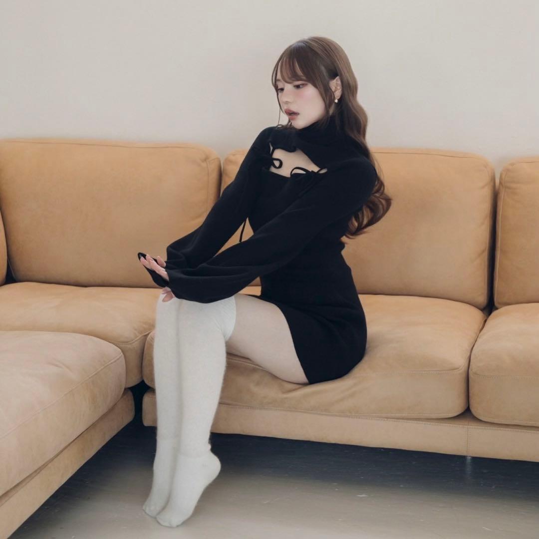 andmary Bebe mini dress べべミニドレス 63631903289d4f759d53618cfa7c50