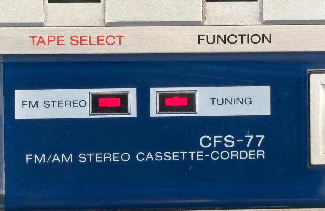 動作品・Bluetooth 付き SONY ソニー ラジカセ CFS-77ラジオ