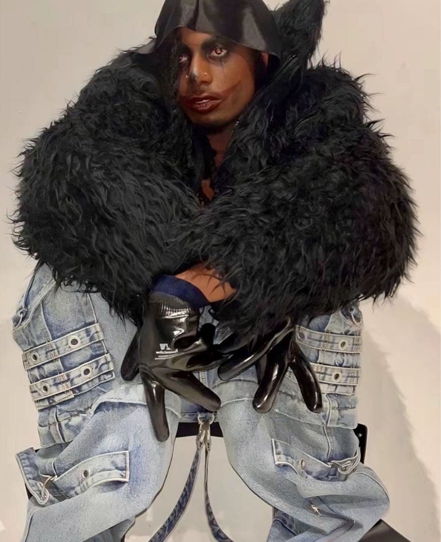 ファージャケット black archive opium y2k ファージャケット archive y2k - メルカリ