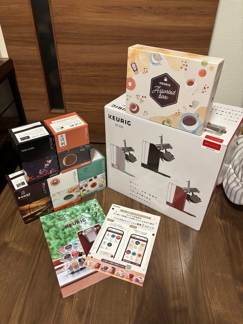 KEURIG カプセル式コーヒーメーカー BS300 モーニングレッド カプセル カプセル式コーヒーメーカー 家庭用抽出機 BS300 モーニングレッド