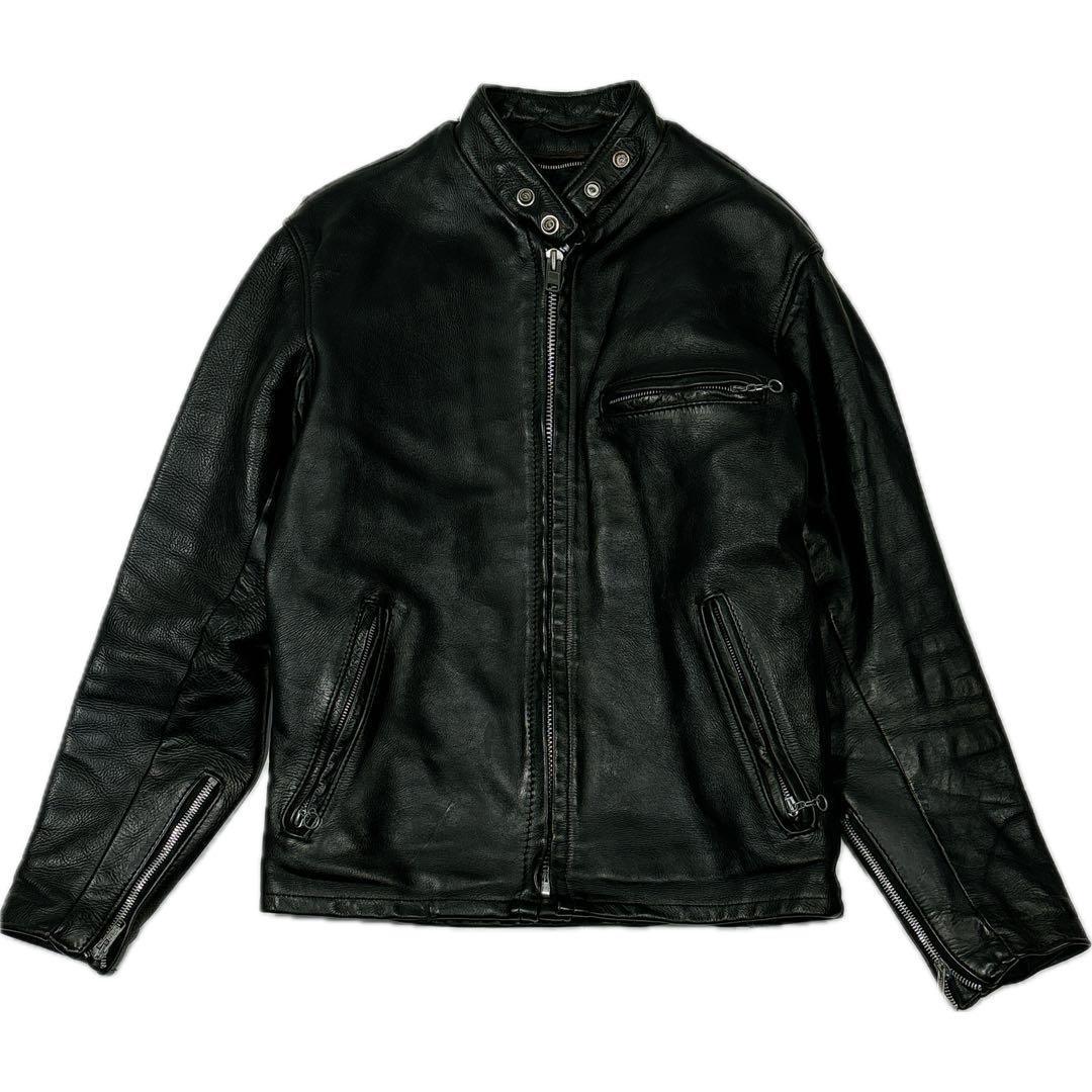 Schott☆641 シングルライダースジャケット 36 ボアライナー c07