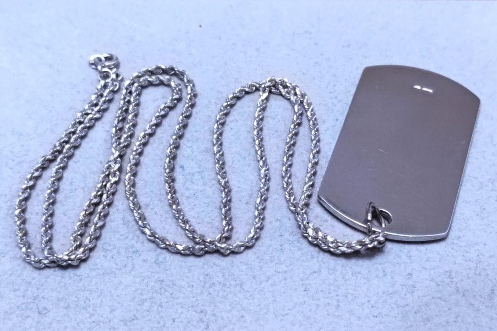 Gucci グッチ SV925 ドックタグ ネックレストップ 39972 - メルカリ