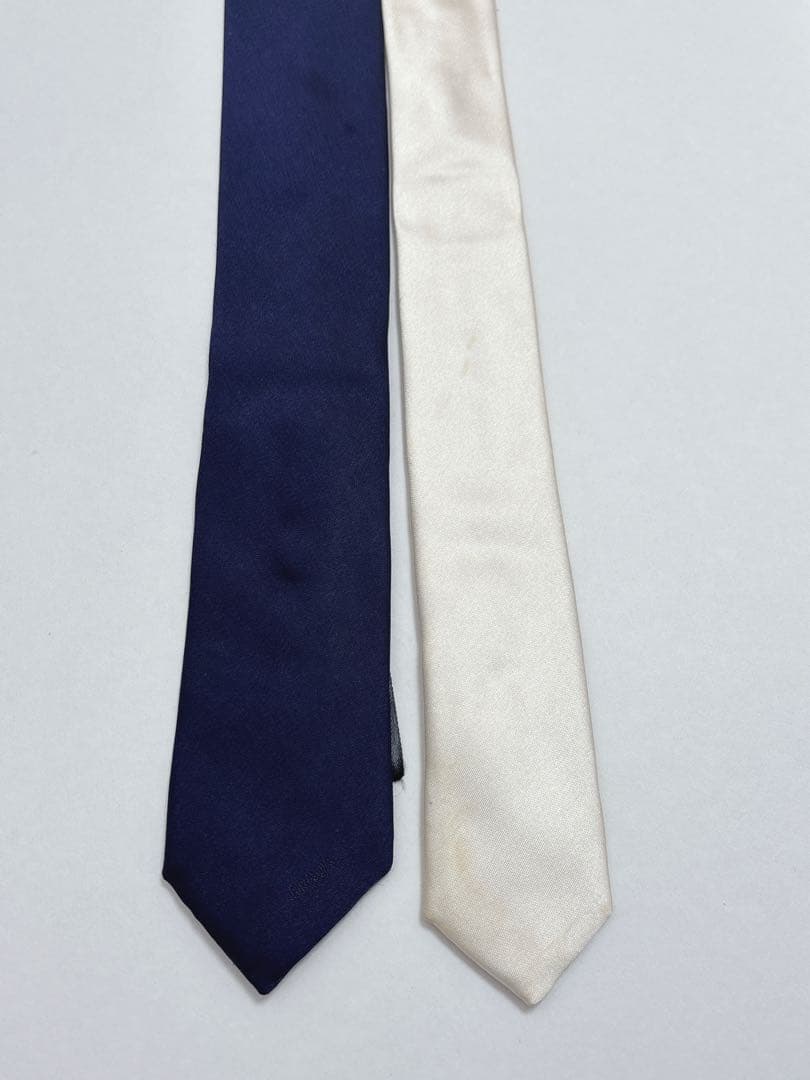 プラダ ネクタイ シルク チェンジタイ バイカラー ロゴレタッチ