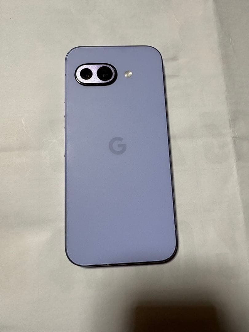 Google Pixel 9a 本体 紫色 クリアケース付き