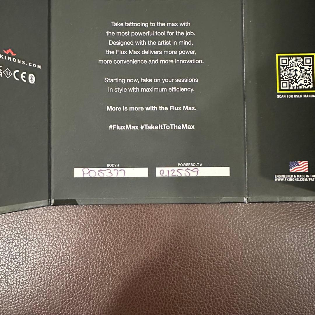 FK Irons Flux Max 4.0mm タトゥーマシン