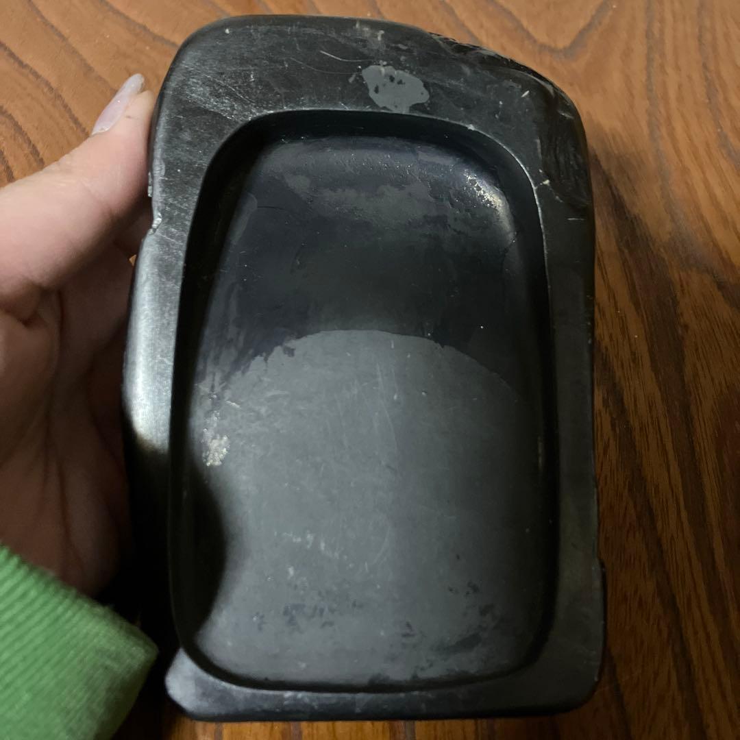 E壁書道用 硯（すずり）天然石 墨運堂 習字 道具 文房四宝 レトロ