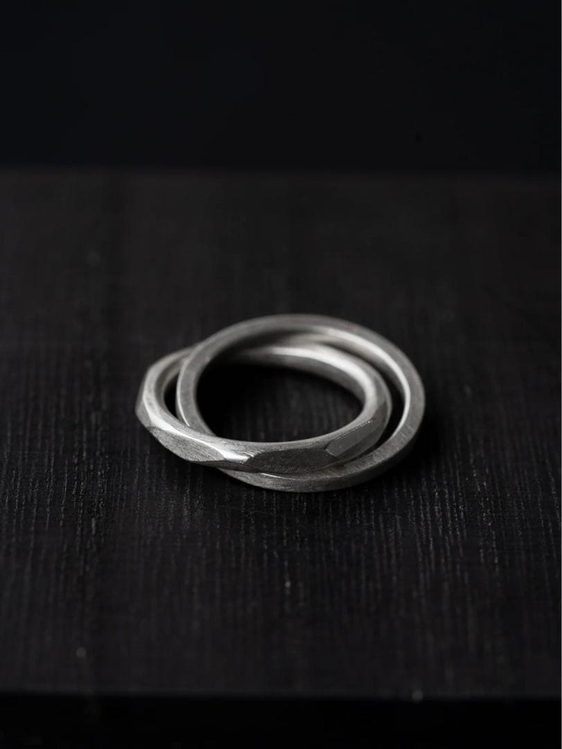 PRY Double Crafted Edge Ring 11号 シルバー925 JW462 Pointy Ring, Sterling Silver – Jens Hansen