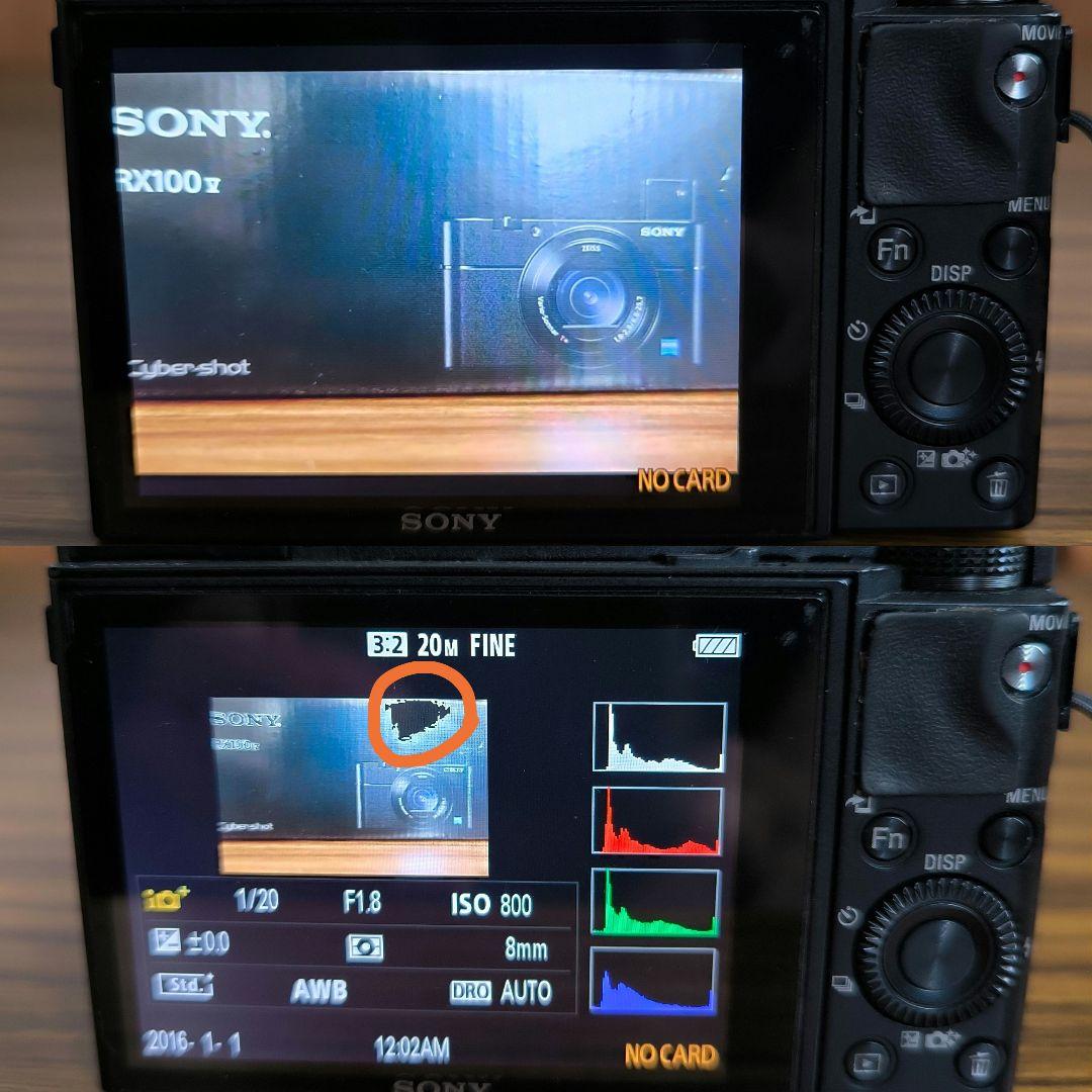SONY Cyber Shot RX100V（RX100M5）動作良好／難あり