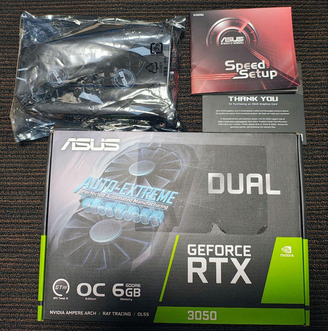 グラフィックボード・グラボ・ビデオカード ASUS DUAL-RTX3050-O6G geforce RTX3050 6G