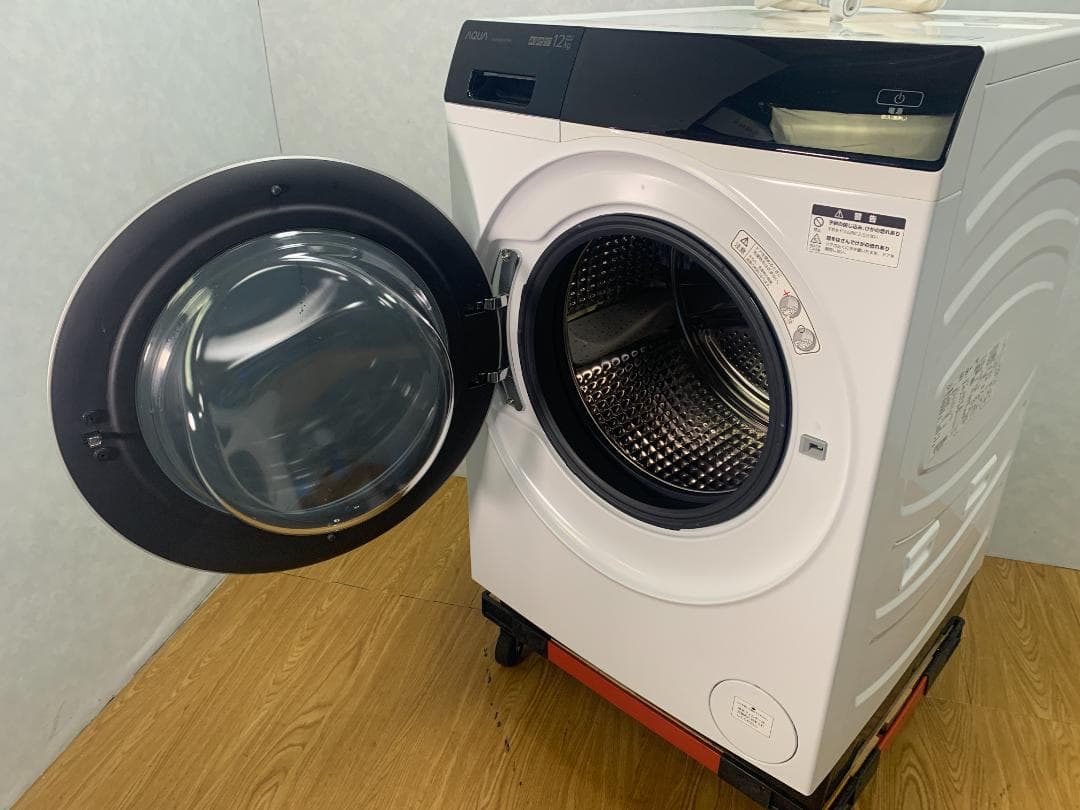 K☆067 アクア ドラム式洗濯機 AQW-DX12P-L 設置オプション無料