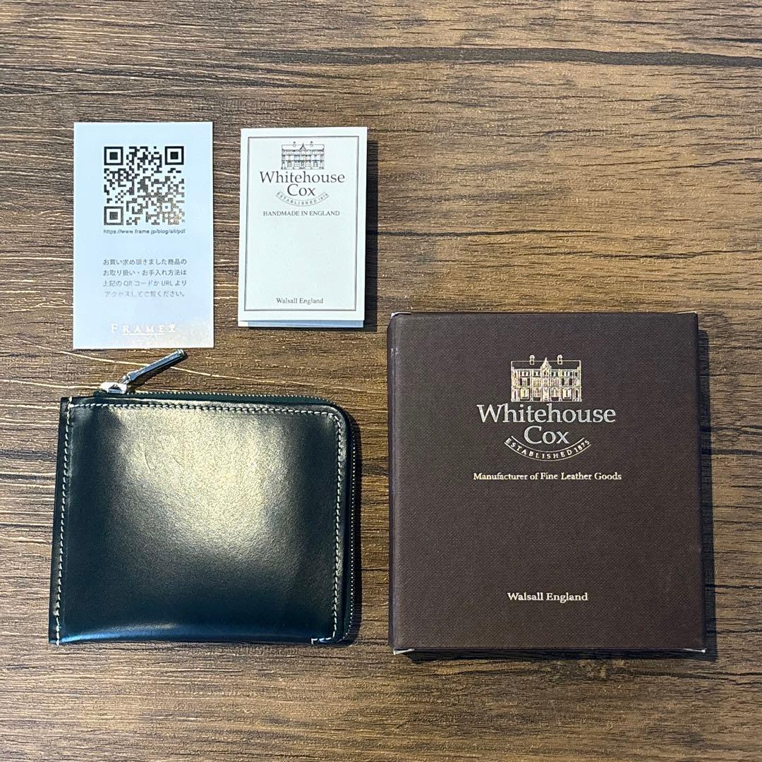 未使用 ホワイトハウスコックス L字ジップ ワレット S3068 グリーン 楽天市場】ホワイトハウスコックス 財布 Whitehouse Cox SLIM ZIP