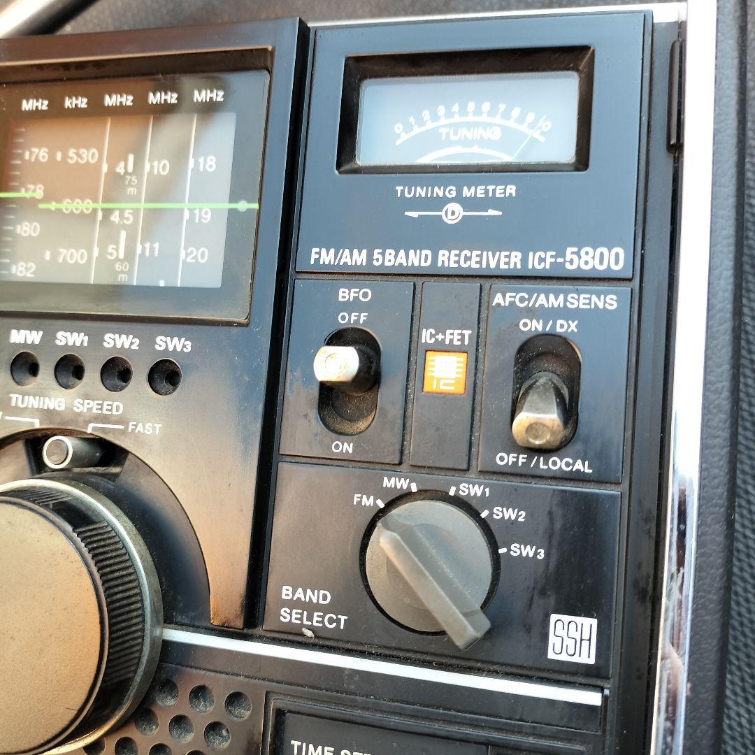 SONY ICF-5800 FM/AM 5BAND スカイセンサー ソニー