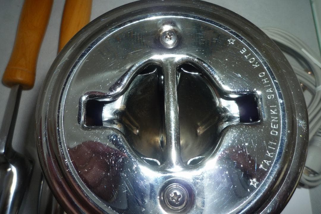 ⑦　展示未使用品　タキイ和裁電化鏝　ランプ付　和裁こて　 和裁コテ　鏝２本付