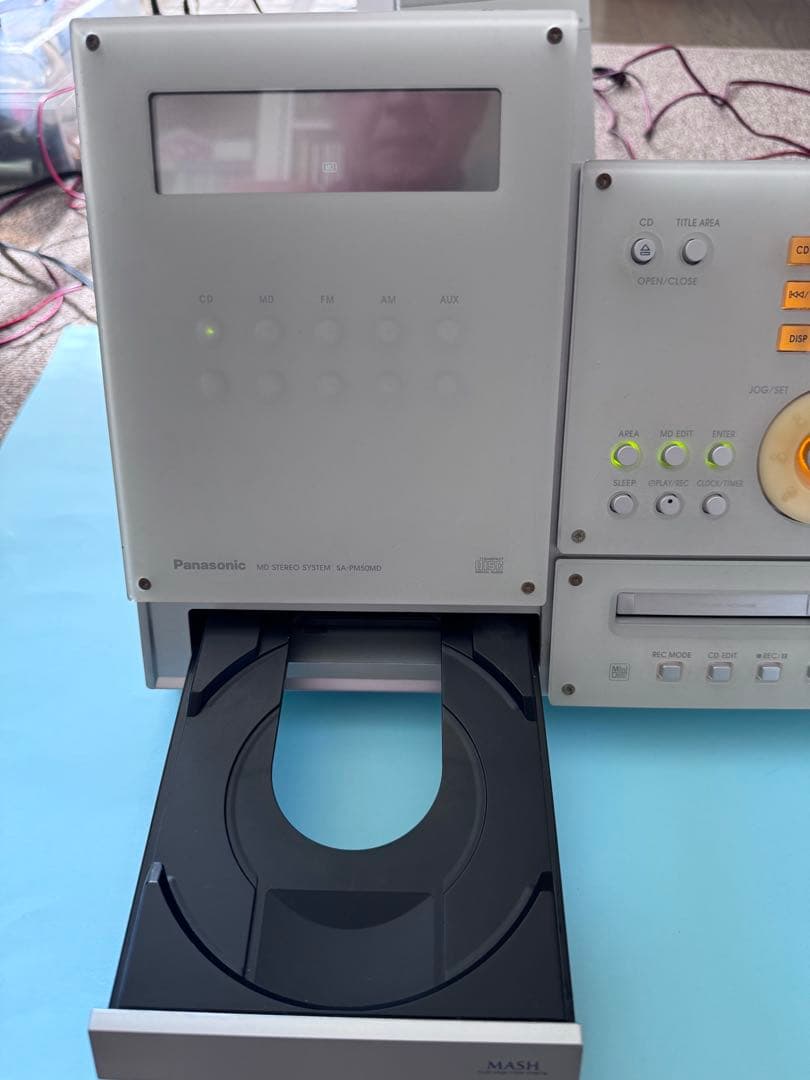 Panasonic CD・MDミニコンポ　SC-PM50MD
