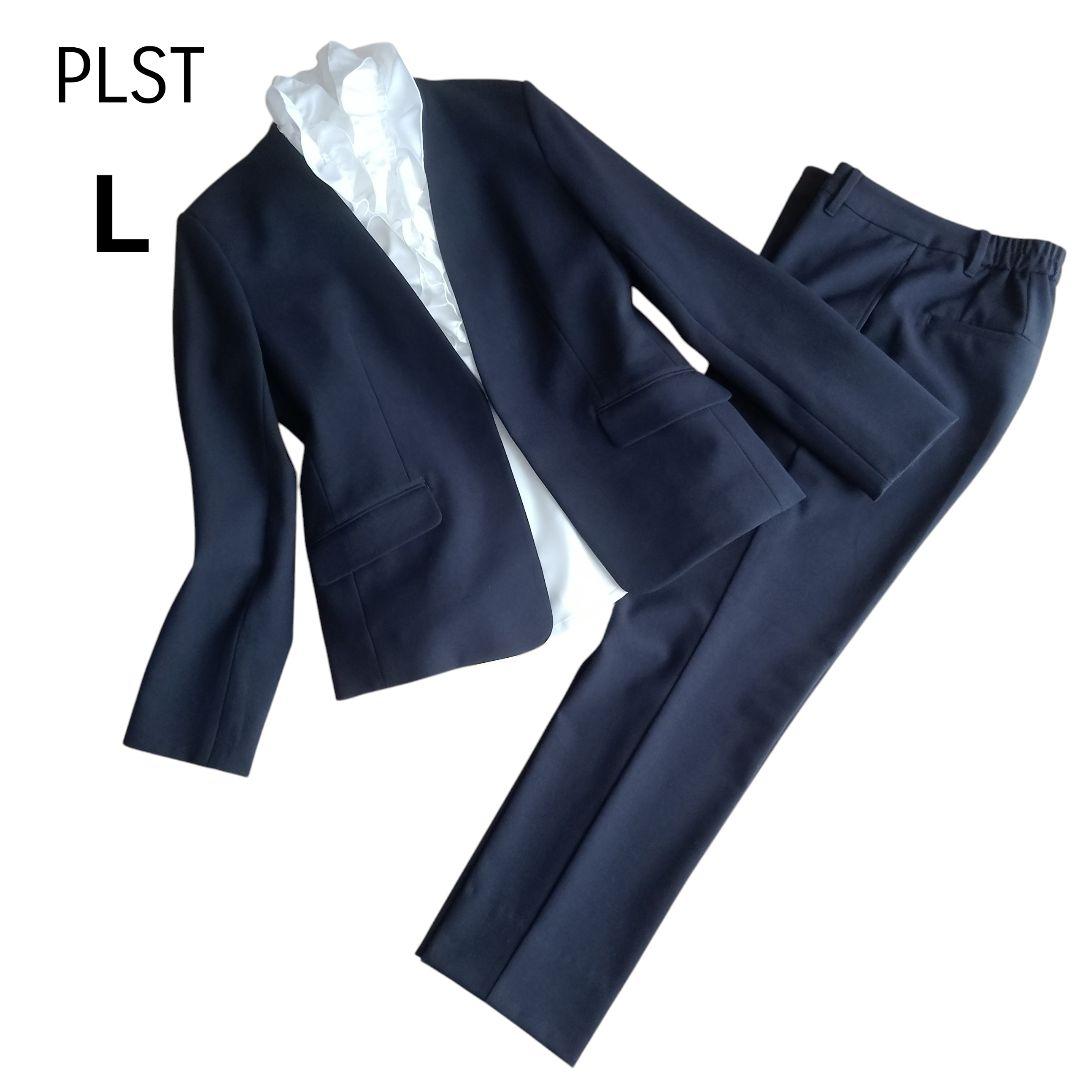 PLST プラステ ウォームリザーブ セットアップ パンツスーツ ネイビー