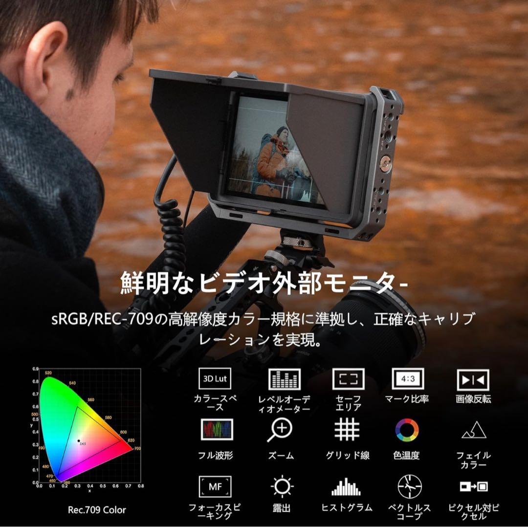 VILTROX DC-X2 カメラ フィールドモニター 6インチ