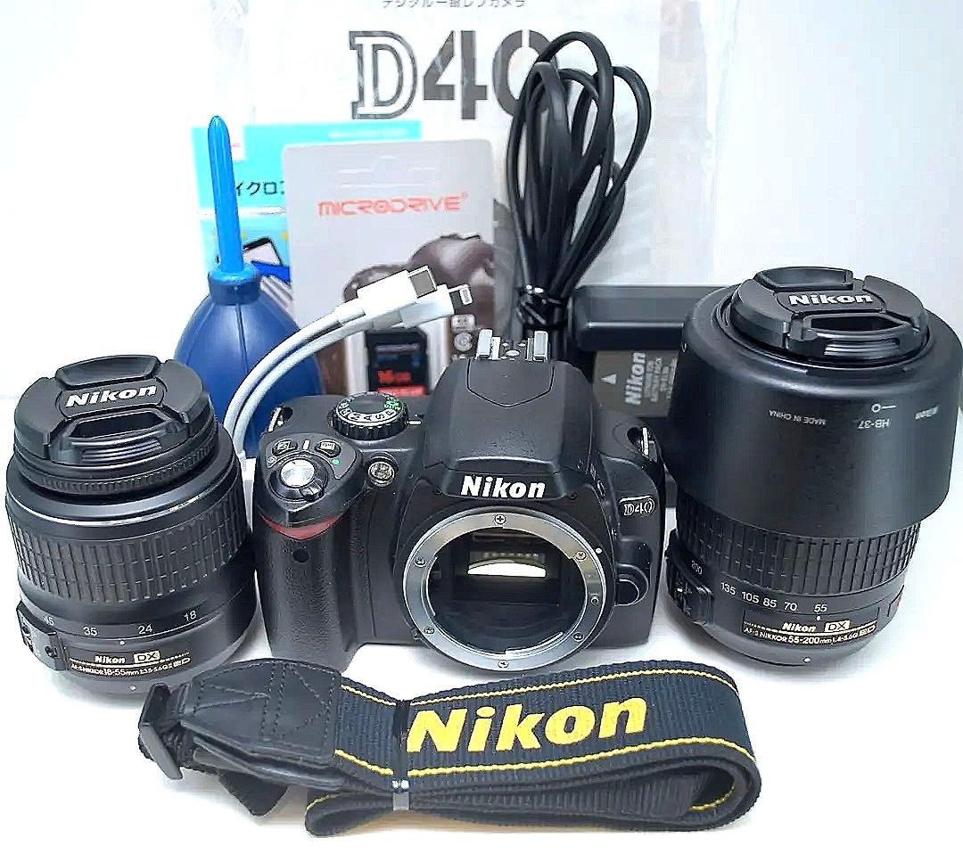 ✨様々な場面で大活躍✨お買い得★ Nikon D40 ダブルレンズセット