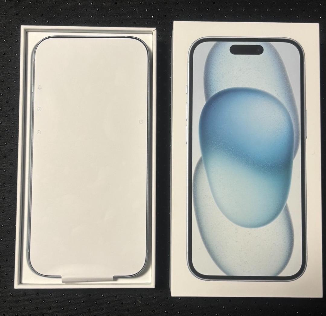 新品 iPhone15 ブルー 128GB 通電・動作確認済 初期化済み