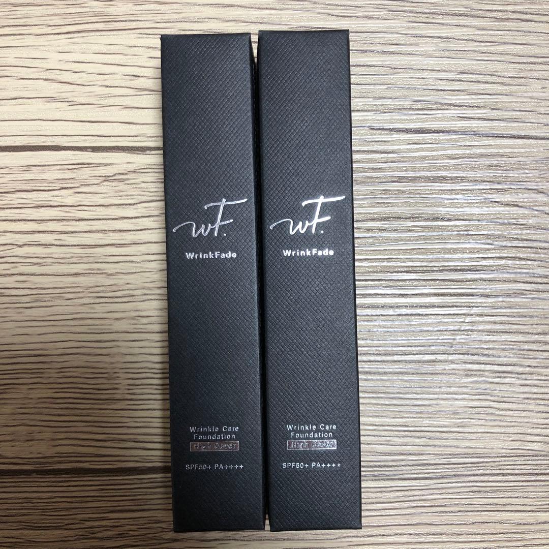 カバー力強！WrinkFade クリームファンデーション２本セット 楽天市場】3/4 15時〜≪1500円OFFクーポン対象≫ 【 WrinkFade 薬用